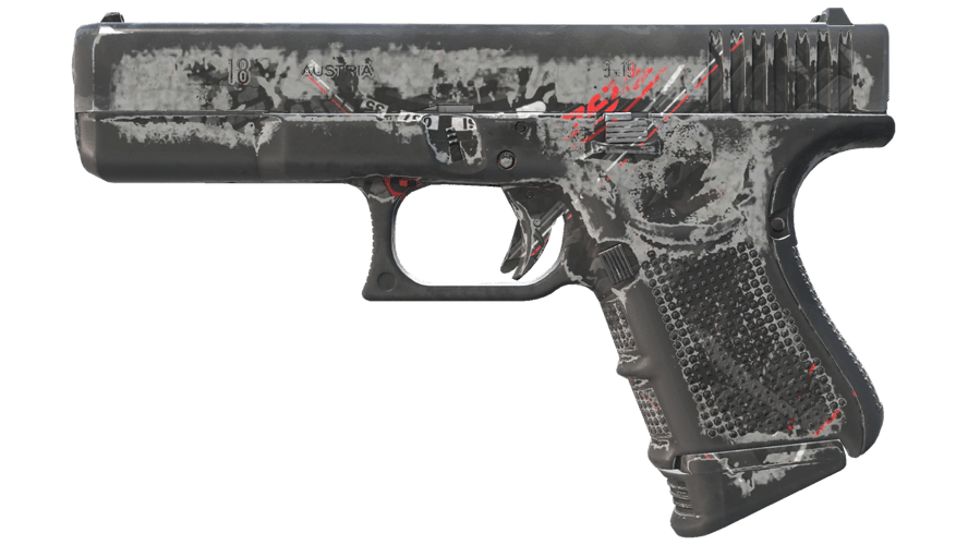 Glock-18 | Red Tire (Battle-Scarred)