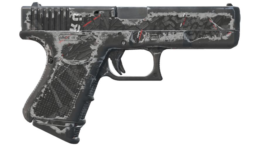 Glock-18 | Red Tire (Well-Worn)