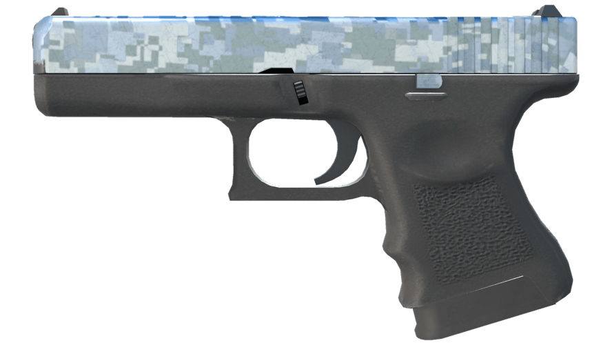 Glock-18 | Steel Disruption (Minimal Wear)