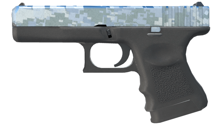 Glock-18 | Steel Disruption (Minimal Wear)
