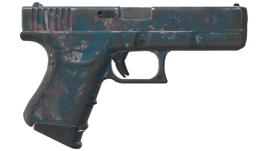 Glock-18 | Teal Graf (Battle-Scarred)