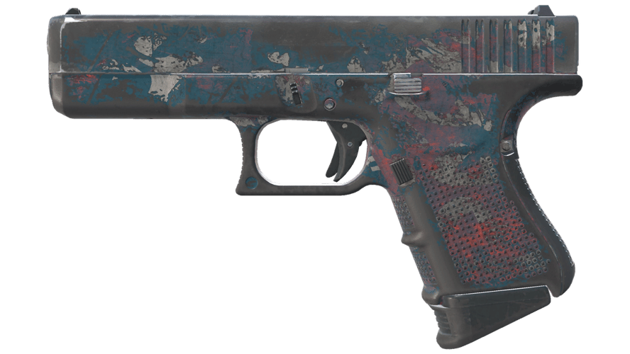 Glock-18 | Teal Graf (Battle-Scarred)