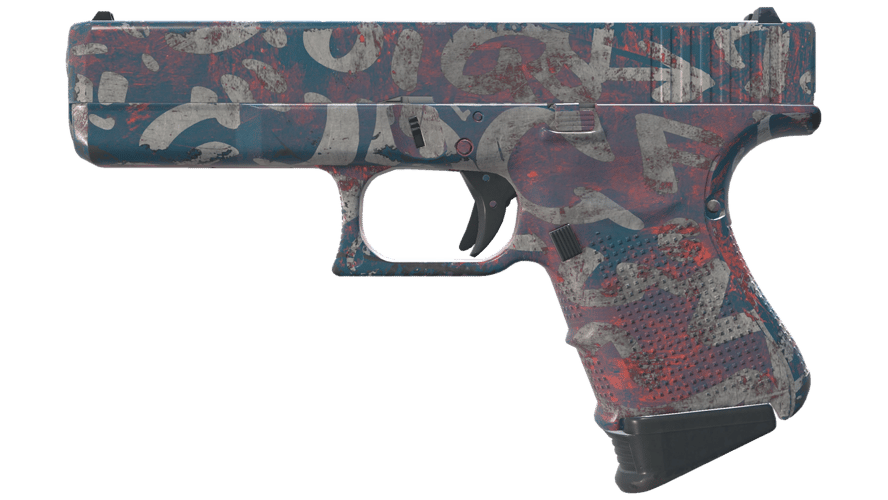 Glock-18 | Teal Graf (Minimal Wear)