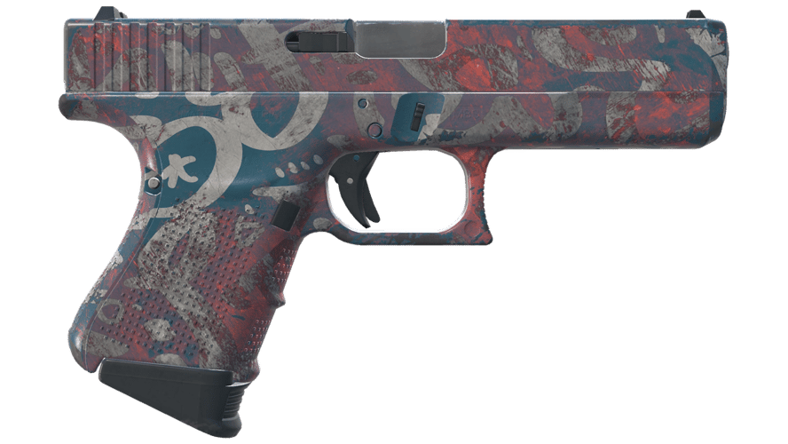 Glock-18 | Teal Graf (Minimal Wear)