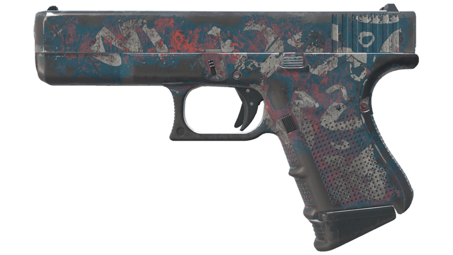 Glock-18 | Teal Graf (Well-Worn)