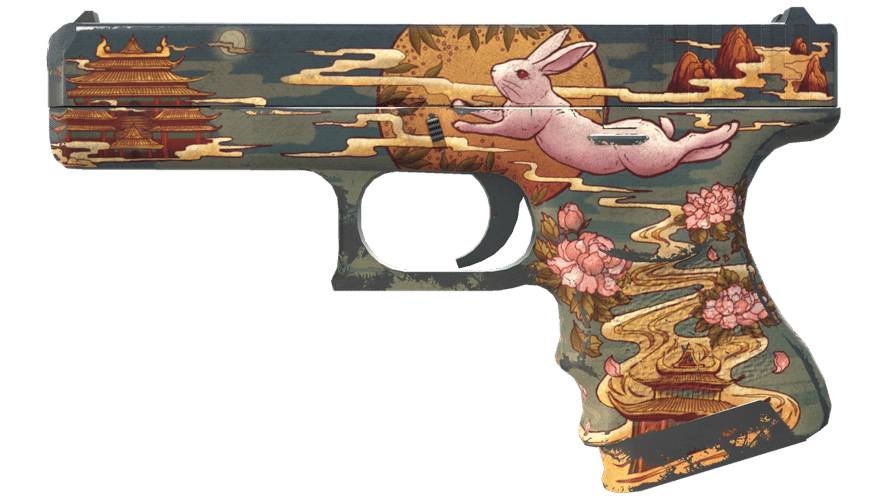 Glock-18 | Кролик в тени (Закалённое в боях)