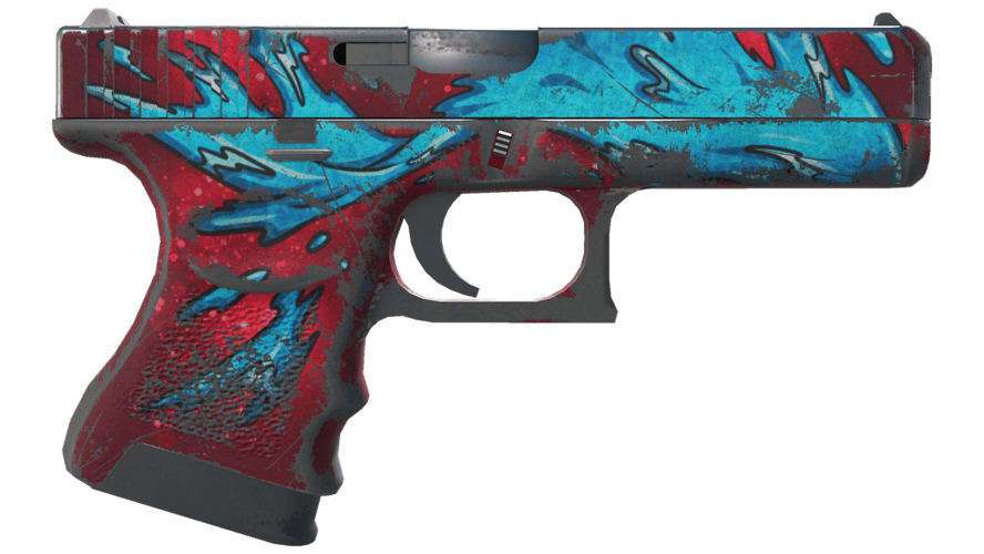 Glock-18 | Water Elemental (Battle-Scarred)