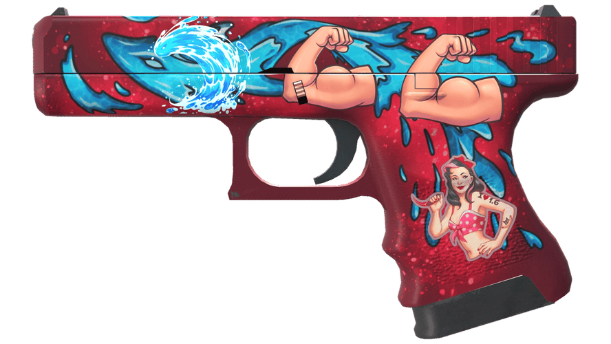 Glock-18 | Дух воды (Прямо с завода)
