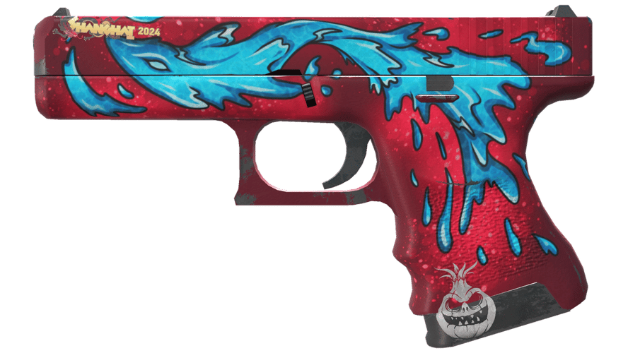Glock-18 | Water Elemental (Minimal Wear)