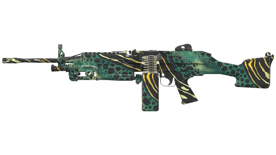 M249 | Emerald Poison Dart (Field-Tested)