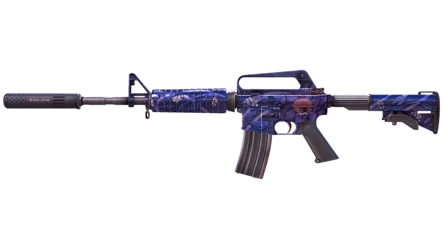M4A1-S | Black Lotus (Battle-Scarred)