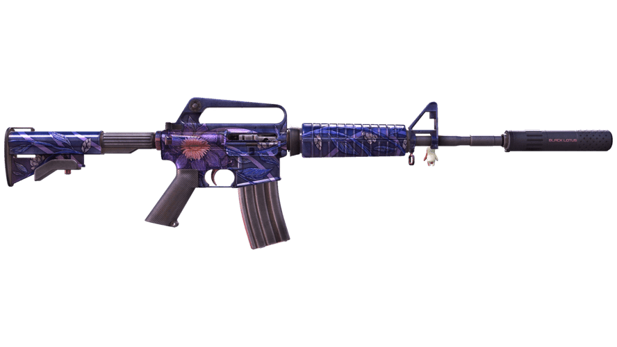 M4A1-S | Black Lotus (Battle-Scarred)