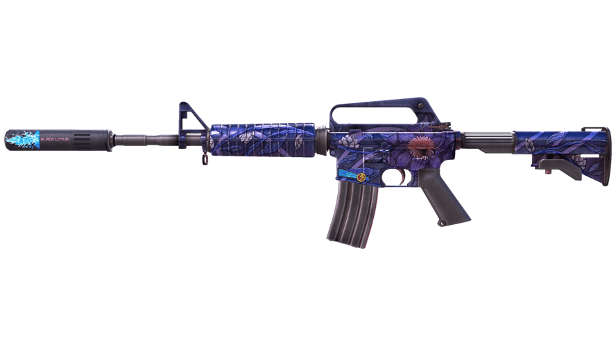 M4A1-S | Black Lotus (Battle-Scarred)