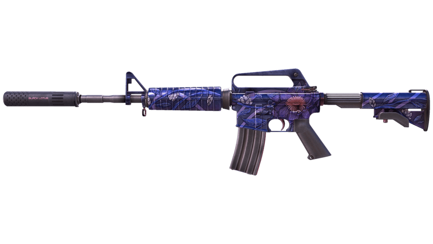 M4A1-S | Black Lotus (Battle-Scarred)