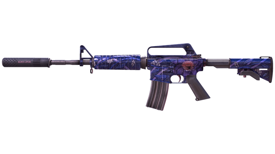 M4A1-S | Black Lotus (Battle-Scarred)
