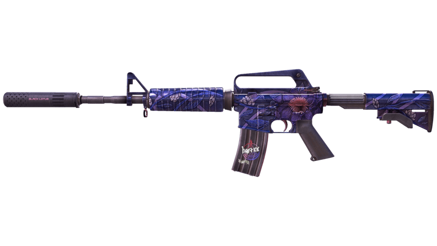 M4A1-S | Black Lotus (Battle-Scarred)