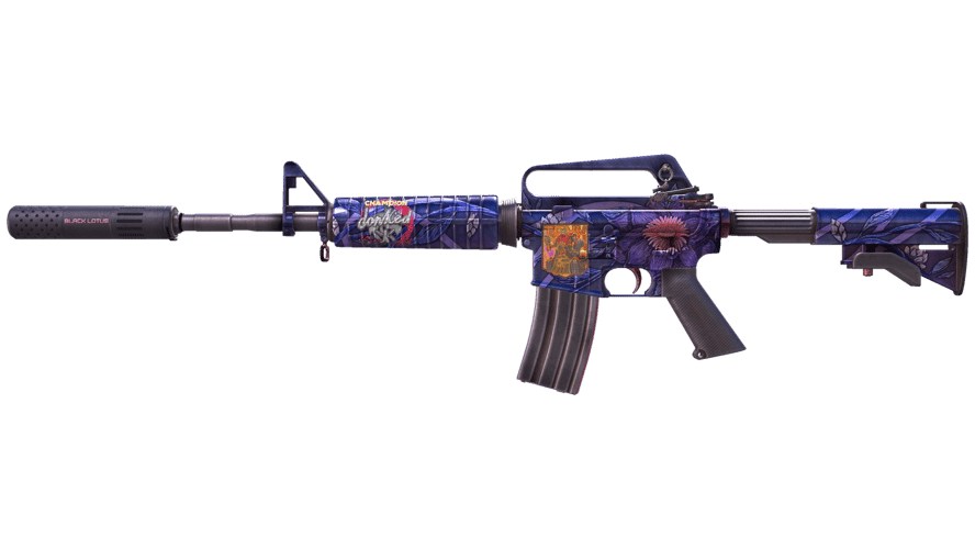 M4A1-S | Black Lotus (Battle-Scarred)