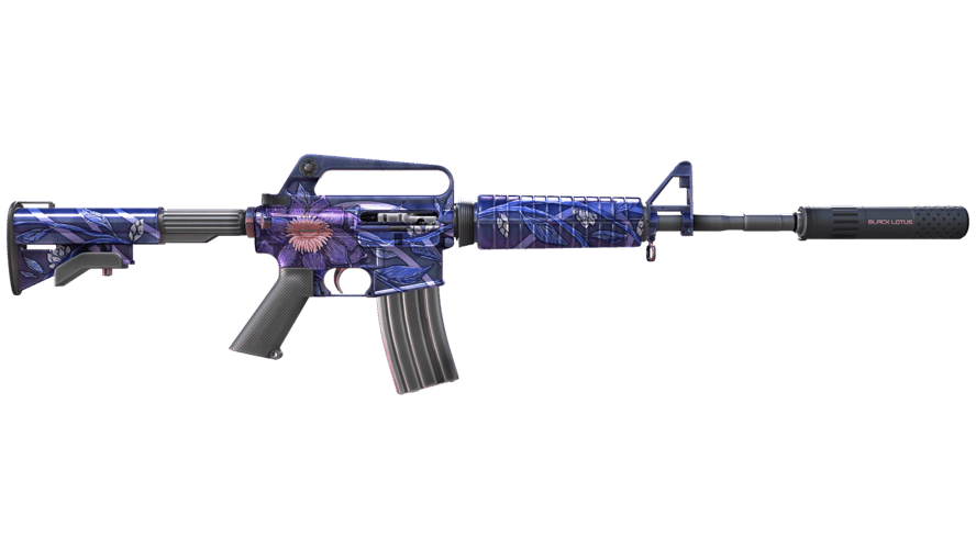 M4A1-S | Black Lotus (Minimal Wear)