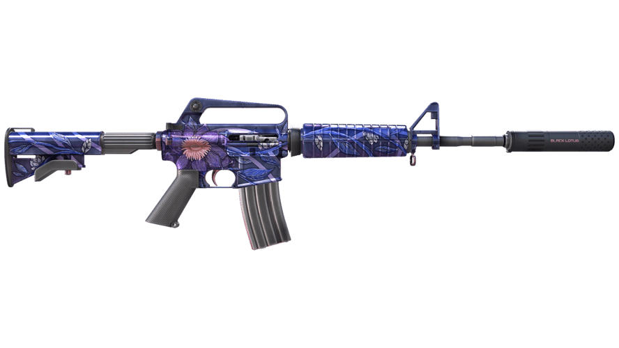 M4A1-S | Black Lotus (Minimal Wear)