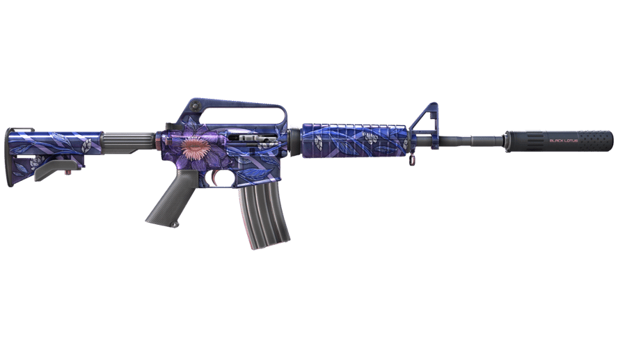 M4A1-S | Black Lotus (Minimal Wear)