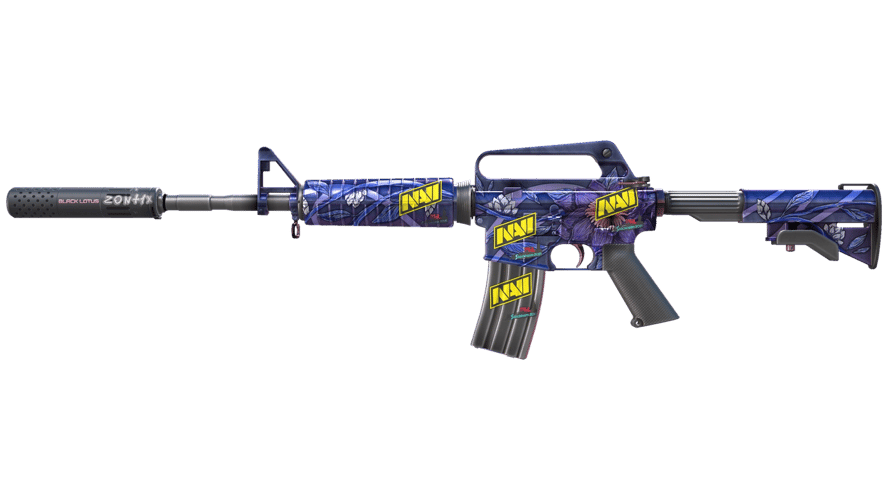 M4A1-S | Black Lotus (Minimal Wear)