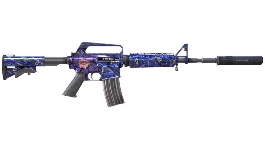 M4A1-S | Black Lotus (Minimal Wear)