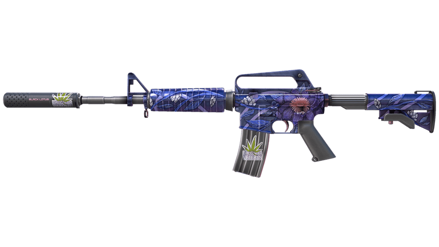 M4A1-S | Black Lotus (Minimal Wear)