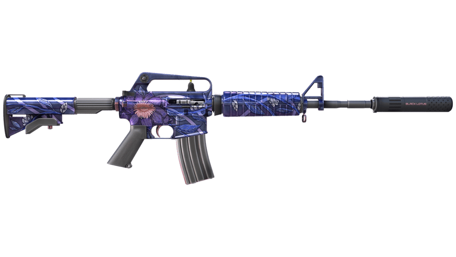 M4A1-S | Black Lotus (Minimal Wear)