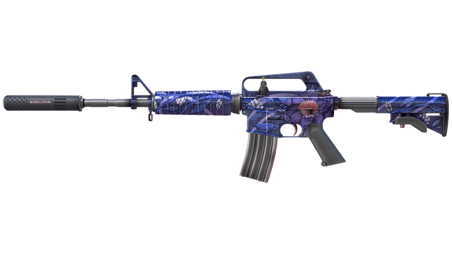 M4A1-S | Black Lotus (Minimal Wear)