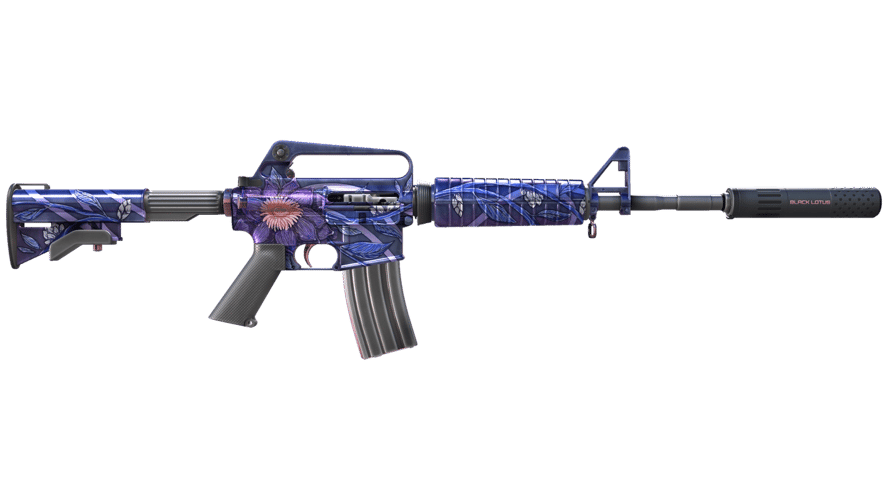 M4A1-S | Black Lotus (Minimal Wear)