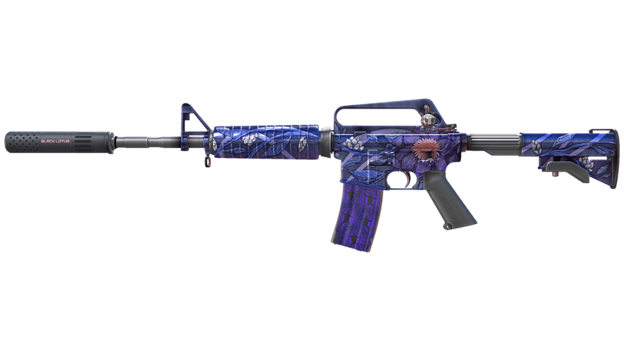 M4A1-S | Black Lotus (Minimal Wear)