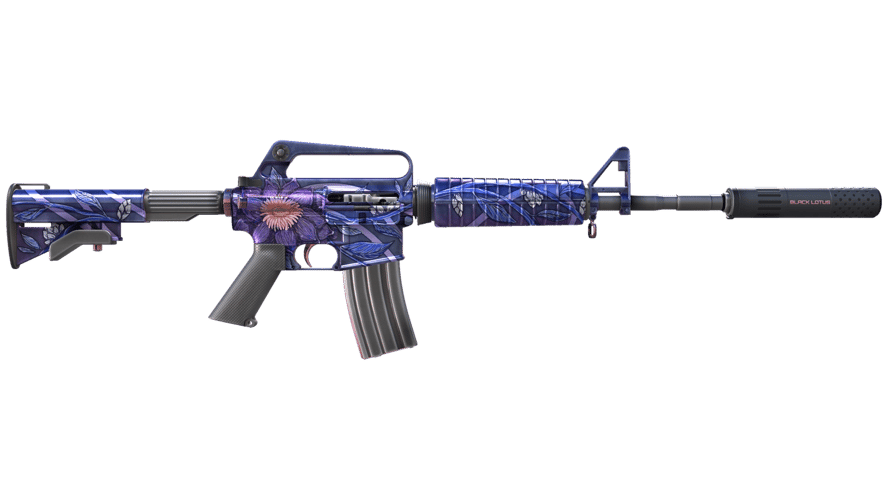 M4A1-S | Black Lotus (Minimal Wear)