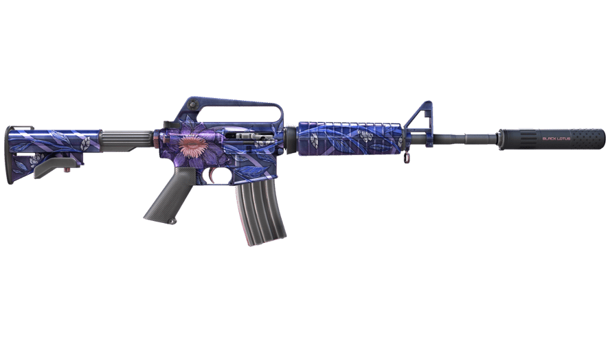 M4A1-S | Black Lotus (Minimal Wear)