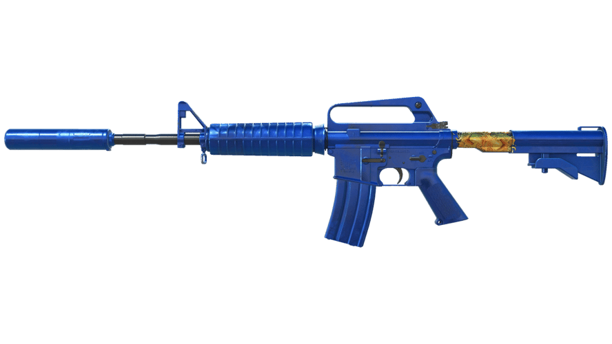 M4A1-S | Blue Phosphor (Minimal Wear)