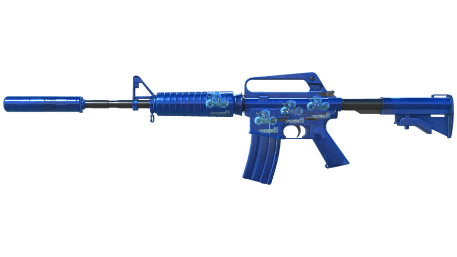 M4A1-S | Blue Phosphor (Minimal Wear)