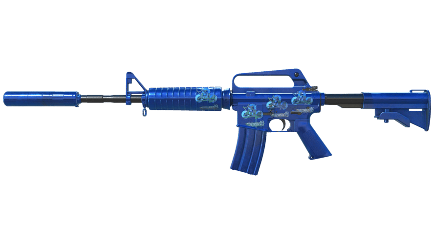 M4A1-S | Blue Phosphor (Minimal Wear)