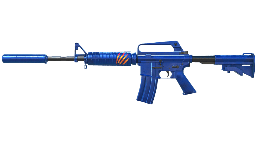 M4A1-S | Blue Phosphor (Minimal Wear)