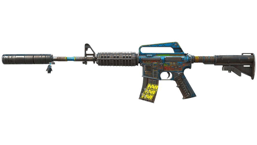M4A1-S | Control Panel (Battle-Scarred)
