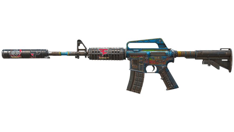 M4A1-S | Control Panel (Battle-Scarred)