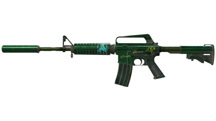M4A1-S | Electrum (Battle-Scarred)