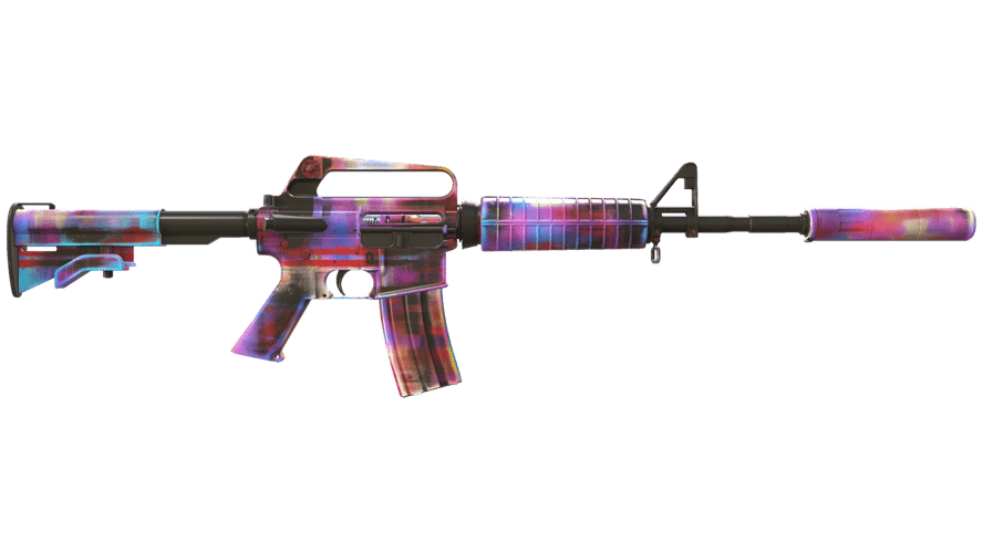 M4A1-S | Glitched Paint (Minimal Wear)