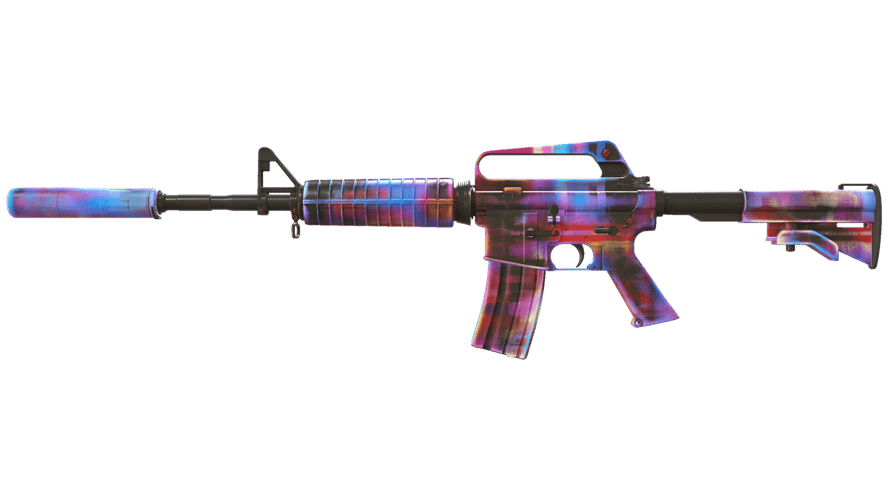 M4A1-S | Glitched Paint (Minimal Wear)