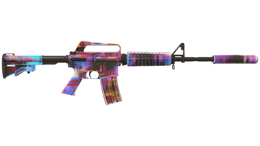 M4A1-S | Glitched Paint (Minimal Wear)