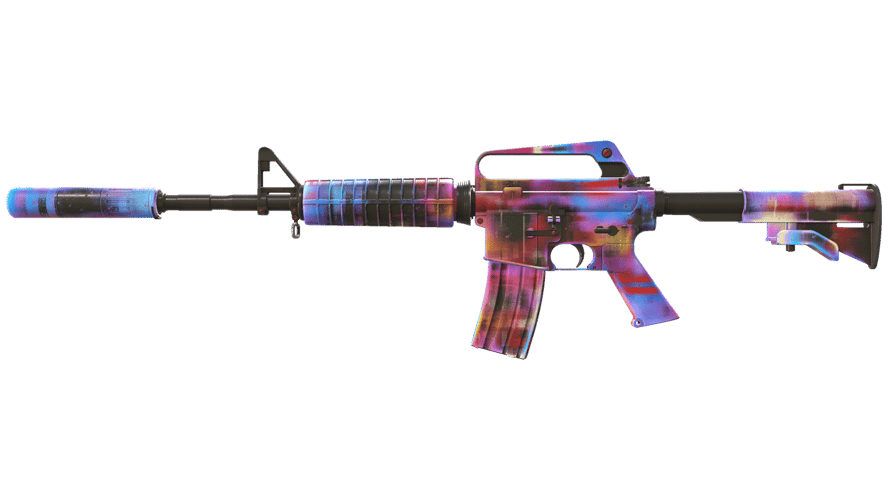 M4A1-S | Glitched Paint (Minimal Wear)