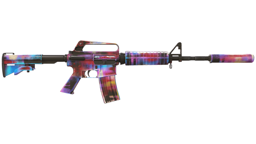 M4A1-S | Glitched Paint (Minimal Wear)
