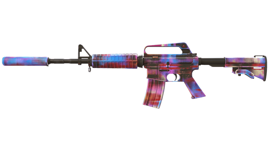 M4A1-S | Glitched Paint (Minimal Wear)