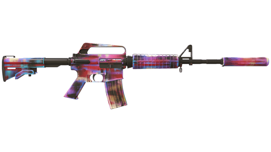 M4A1-S | Glitched Paint (Minimal Wear)