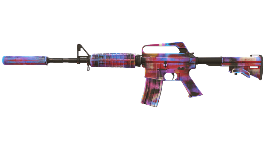 M4A1-S | Glitched Paint (Minimal Wear)