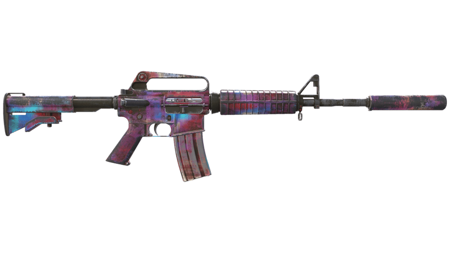 M4A1-S | Glitched Paint (Well-Worn)