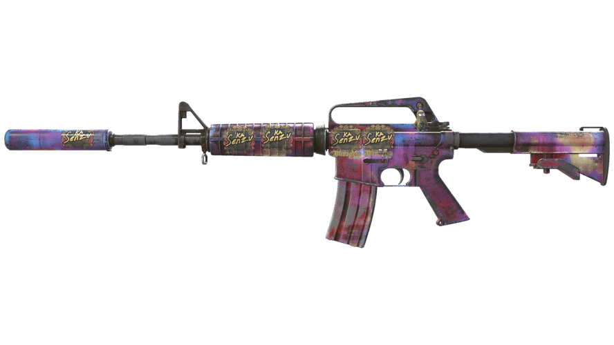 M4A1-S | Glitched Paint (Well-Worn)